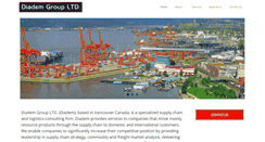 Desktop Screenshot of diademgrp.com